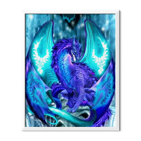 Purple Dragon Diamond Painting